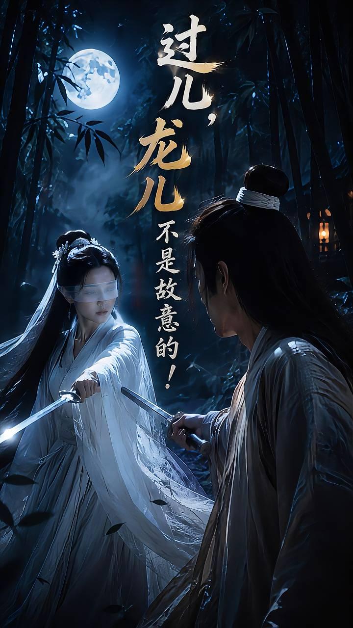 小龙女被伊志平蒙眼狂草封面